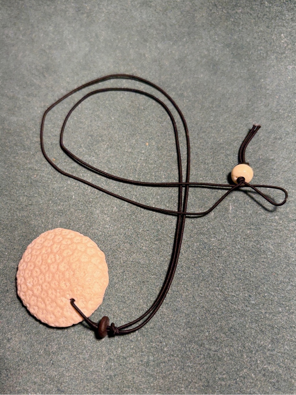 Handcrafted Coral Pendant Necklace